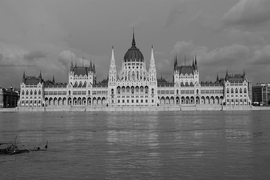 river, architecture, city, building, administration, built structure HD wallpaper
