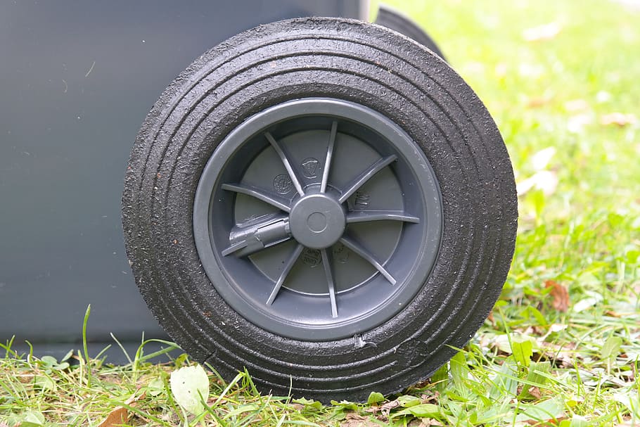 Wheel, Mature, Garbage Can, rubber lining, dustbin, waste bins HD wallpaper