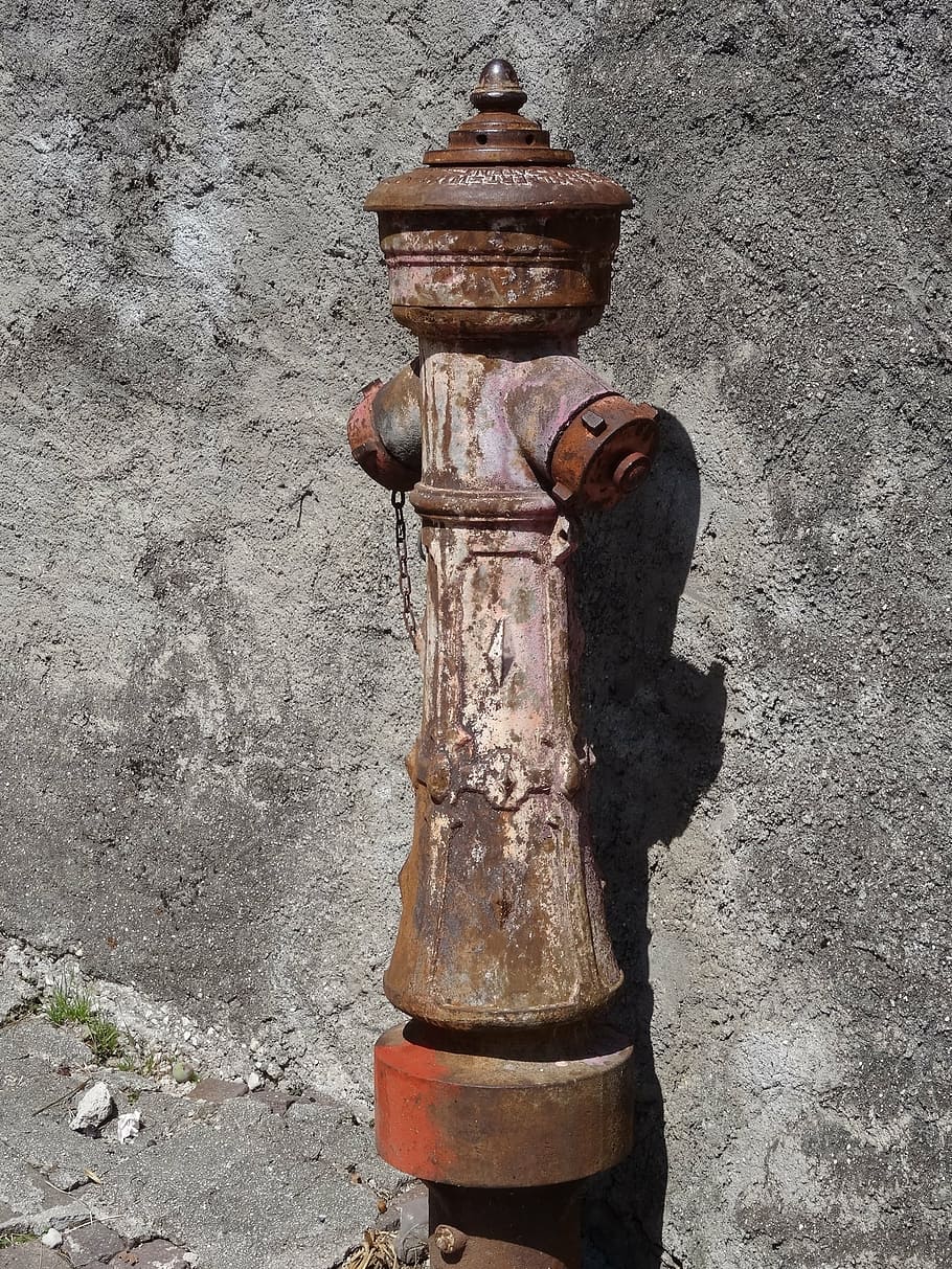 hydrant, water, fire, old, rusted, water hydrant, fire hydrant HD wallpaper
