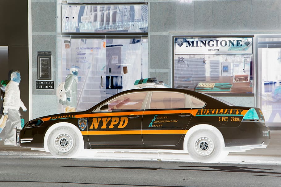 machine, motorist, auto, road, new york, police, mode of transportation HD wallpaper