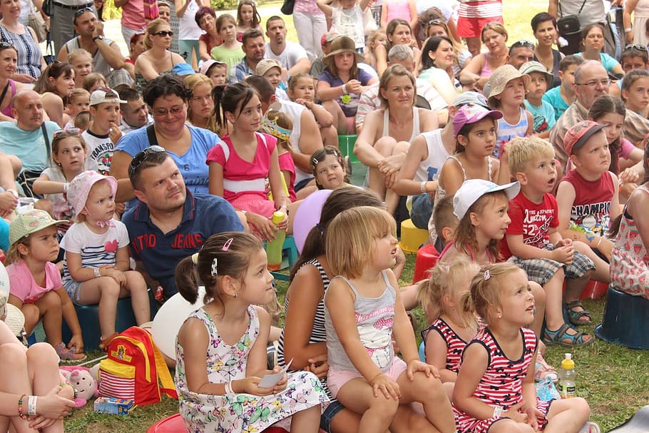 festival, mass, kid, crowd, large group of people, real people HD wallpaper