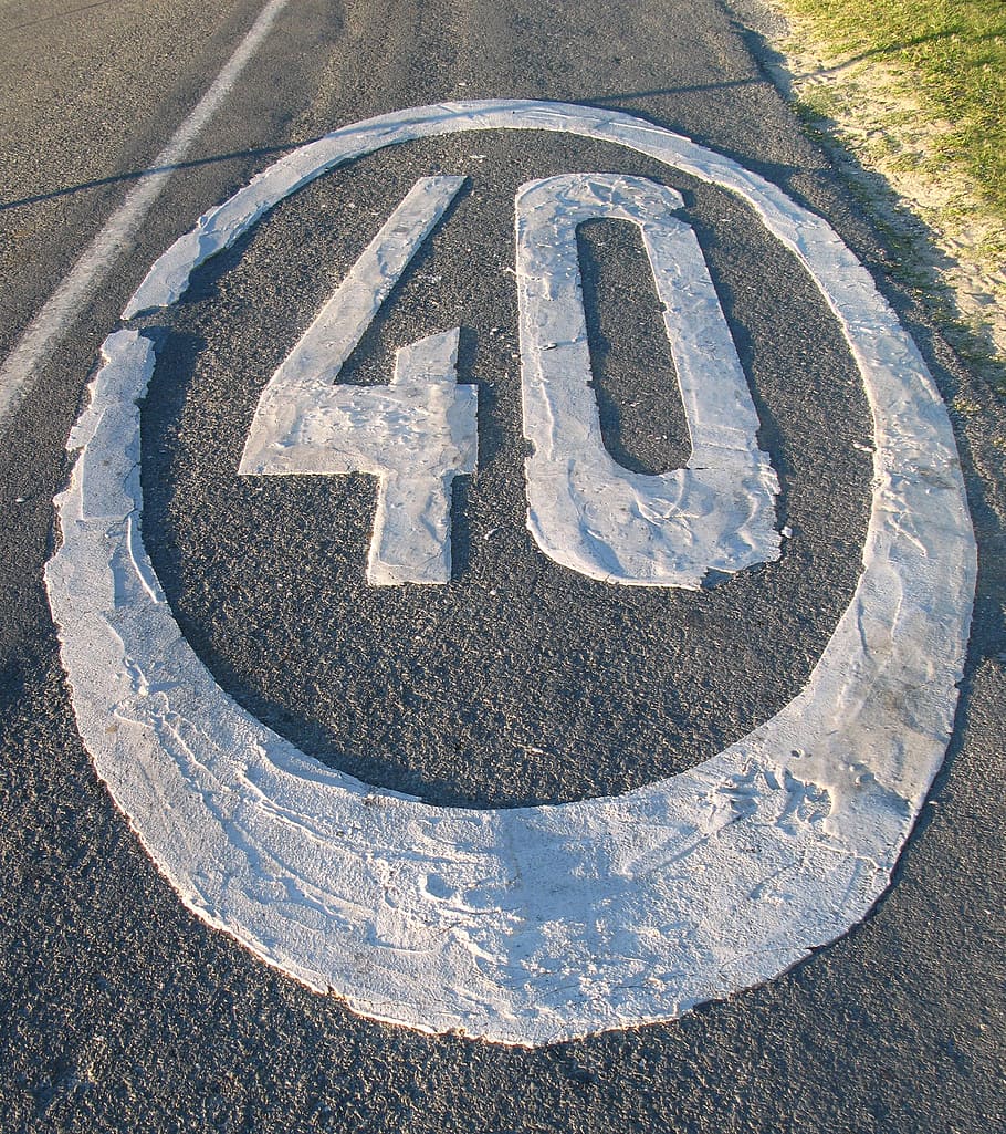route, 40, road, speed, signal, traffic, asphalt, signals, car HD wallpaper
