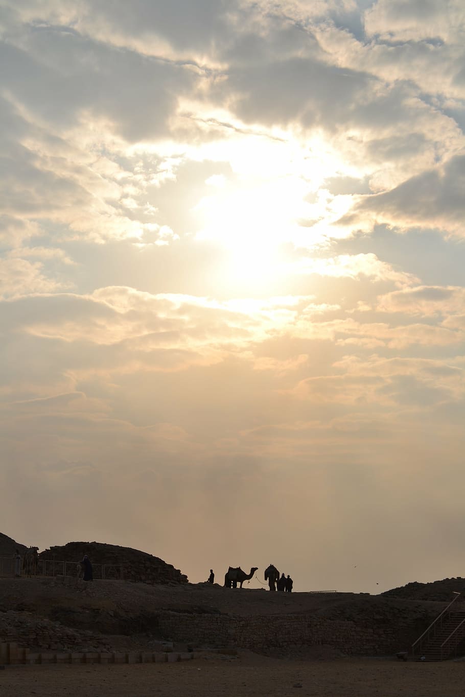 cairo, egypt, people, pyramid, culture, desert, giza, sunrise HD wallpaper