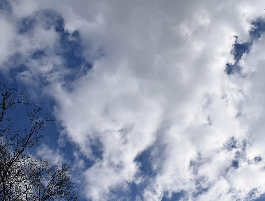 wispy clouds, blue sky, landscape, nature, cloudscape, cloud - Sky HD wallpaper
