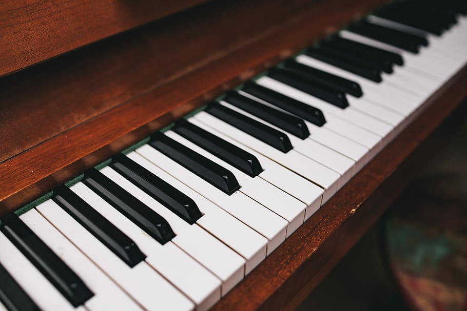 The piano keyboard, art, music, melody, musical, musical Instrument, HD wallpaper