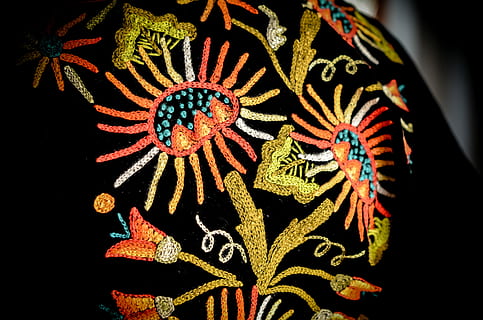 Mexico, Oaxaca, Handmade, Embroidered, dress, colorful, multi colored HD wallpaper