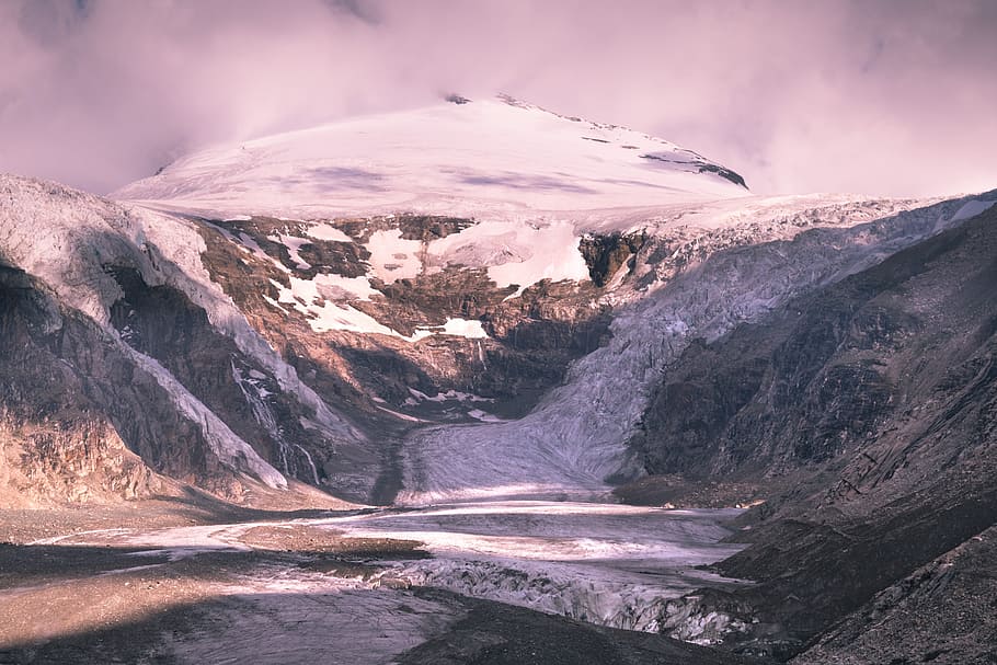 mountain, highland, cloud, sky, summit, ridge, landscape, nature HD wallpaper