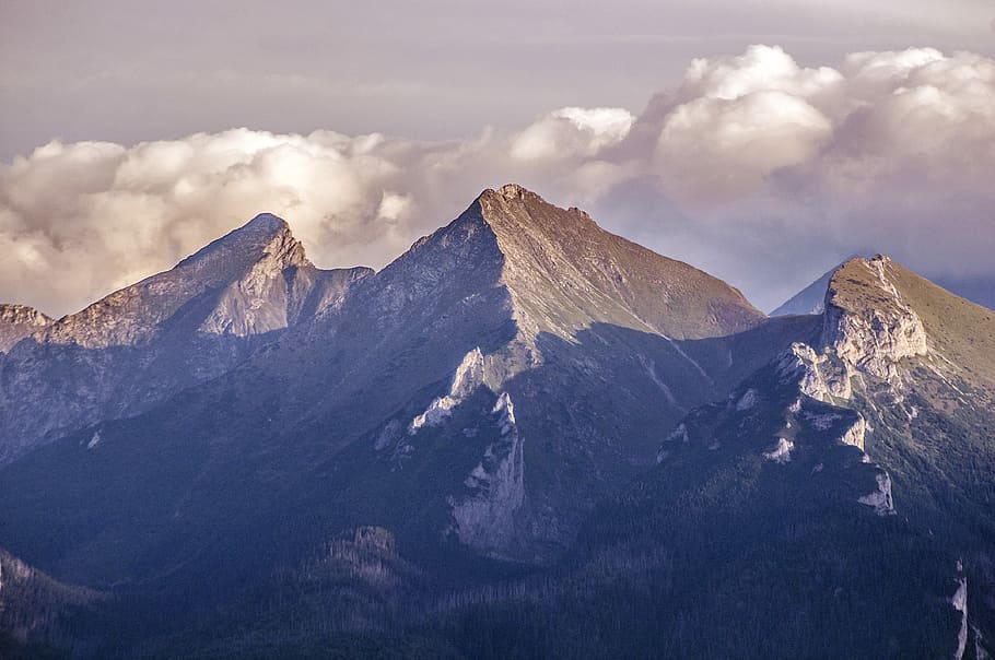 snow-capped mountain during daytime, gray and white mountain alps HD wallpaper