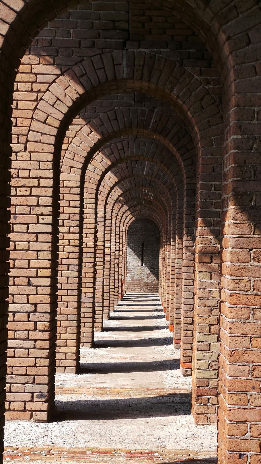 Fort, Tunnel, Bricks, Old, Ancient, fortress, history, stone HD wallpaper