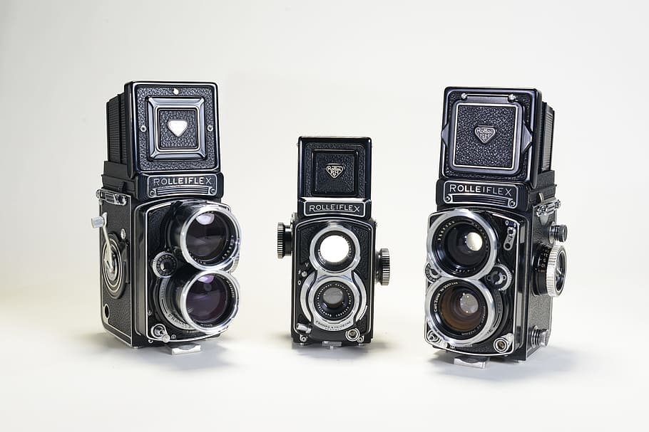 the camera, vintage, black, photography themes, technology HD wallpaper