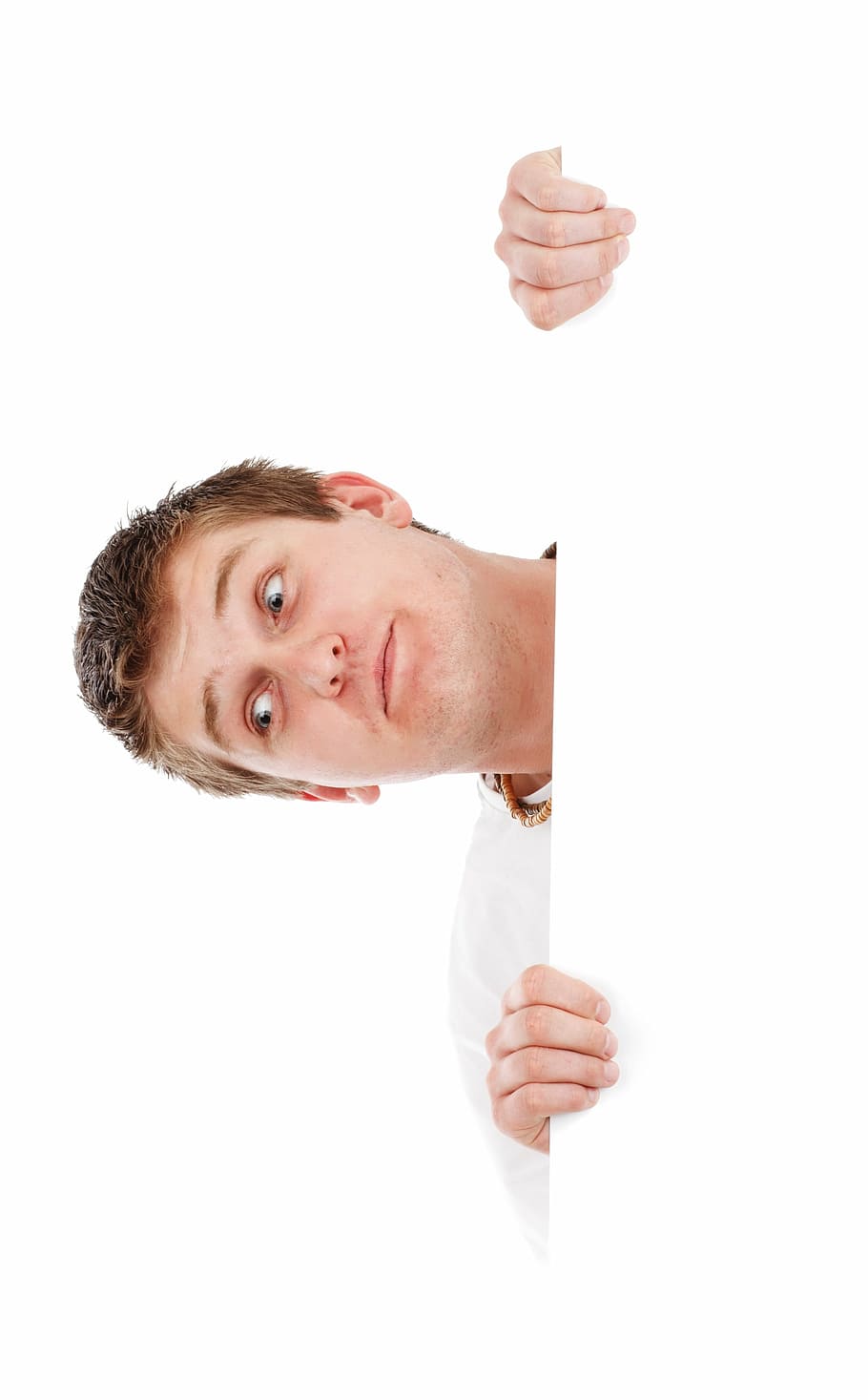 man holding white board, advert, advertisement, background HD wallpaper