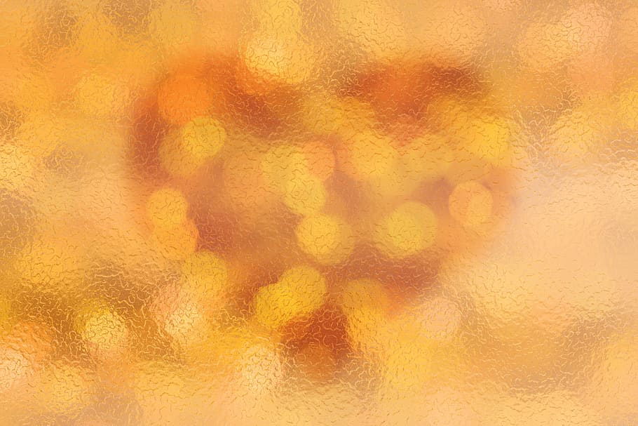 untitled, heart, love, pattern, texture, bokeh, glass, frosted glass HD wallpaper