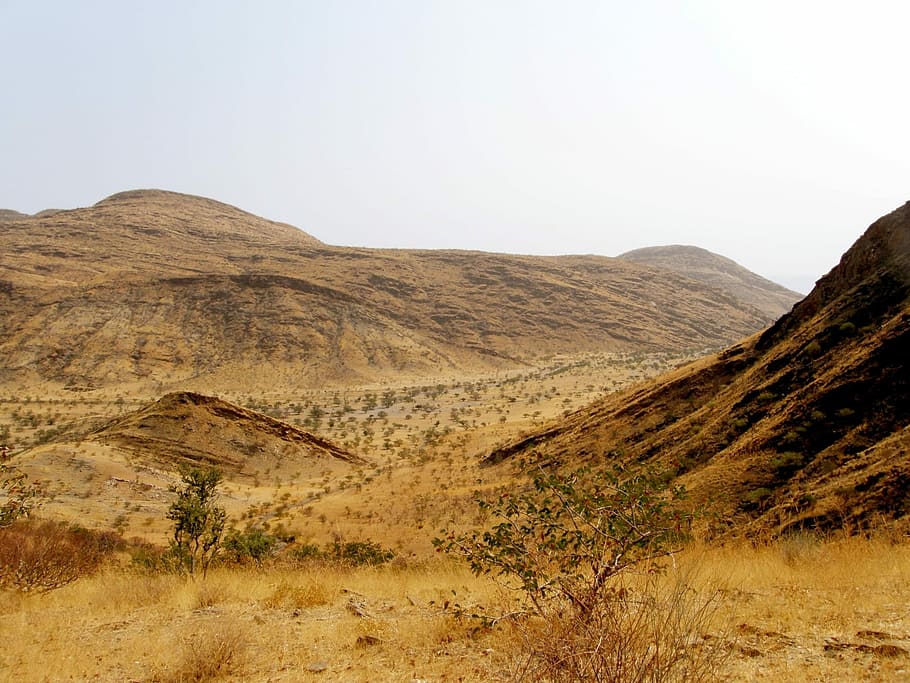 Hill, Hills, Dry, Bare, Barren, hilly, stark, stony, rocky HD wallpaper