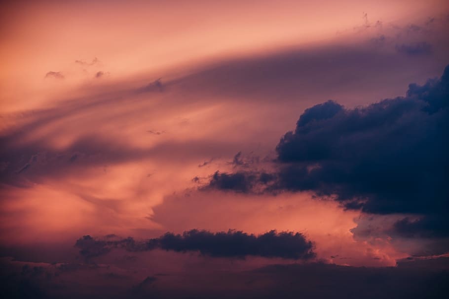 cloud formation photography, altitude, atmosphere, background HD wallpaper