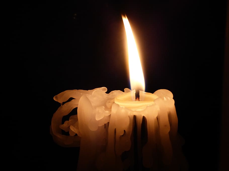 candle, atmosphere, commemorate, light, christmas, dark, remember