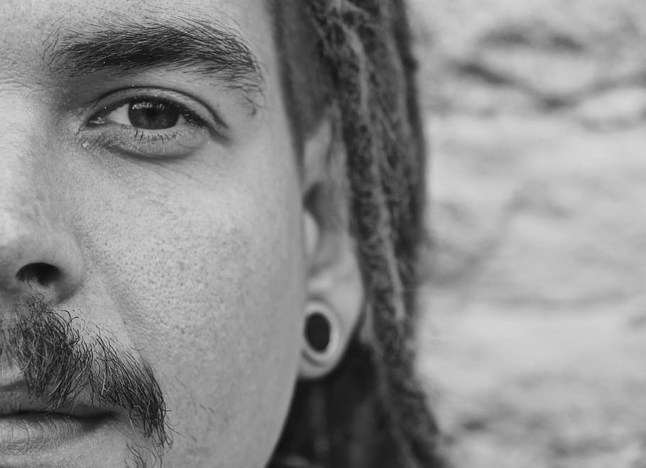 man, face, watch, portrait, one person, close-up, men, headshot HD wallpaper