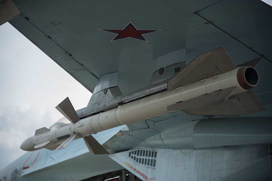 su-27, rocket, wing, fighter, weapons, military, weaponry, russia