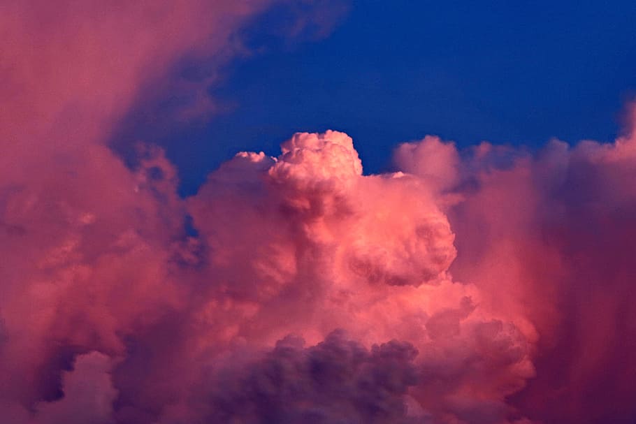 sunset, clouds, weather, space, heaven, outdoors, cloud - sky HD wallpaper