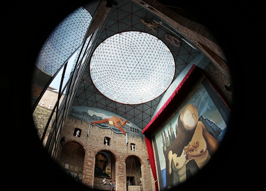 dali, museum, inside, architecture, catalonia, salvador, figueras HD wallpaper