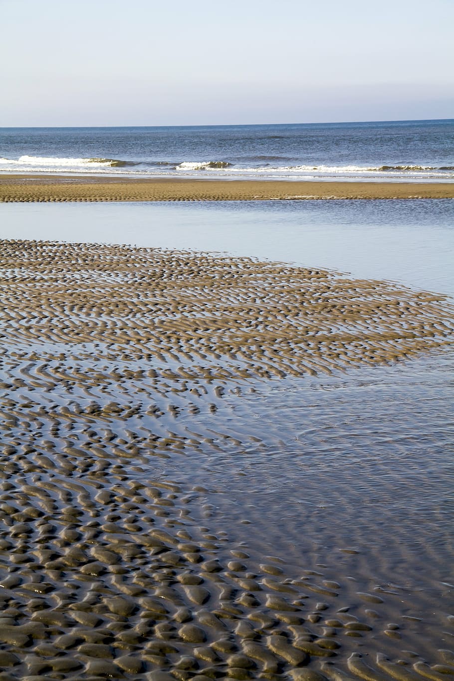 sea, beach, watts, ebb, water, land, beauty in nature, scenics - nature HD wallpaper