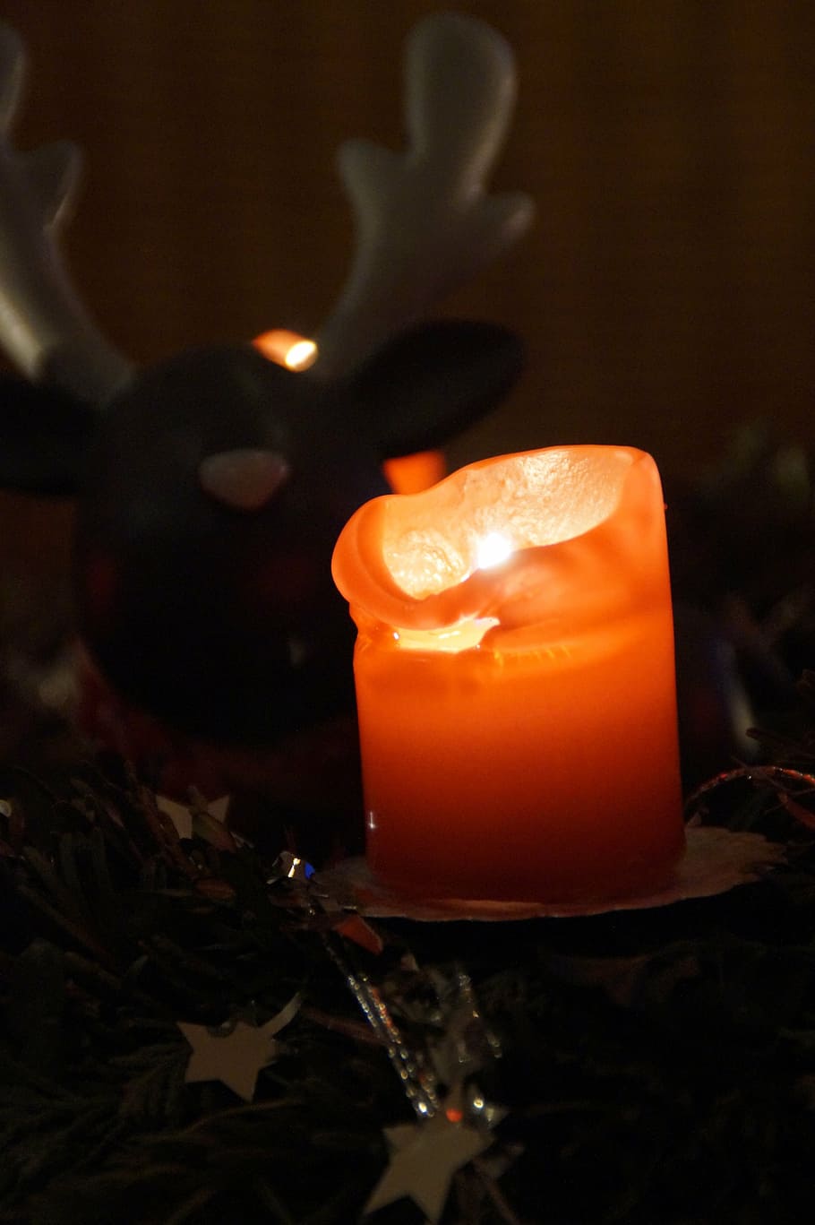 candle, light, burn, candlelight, flame, romantic, christmas time HD wallpaper