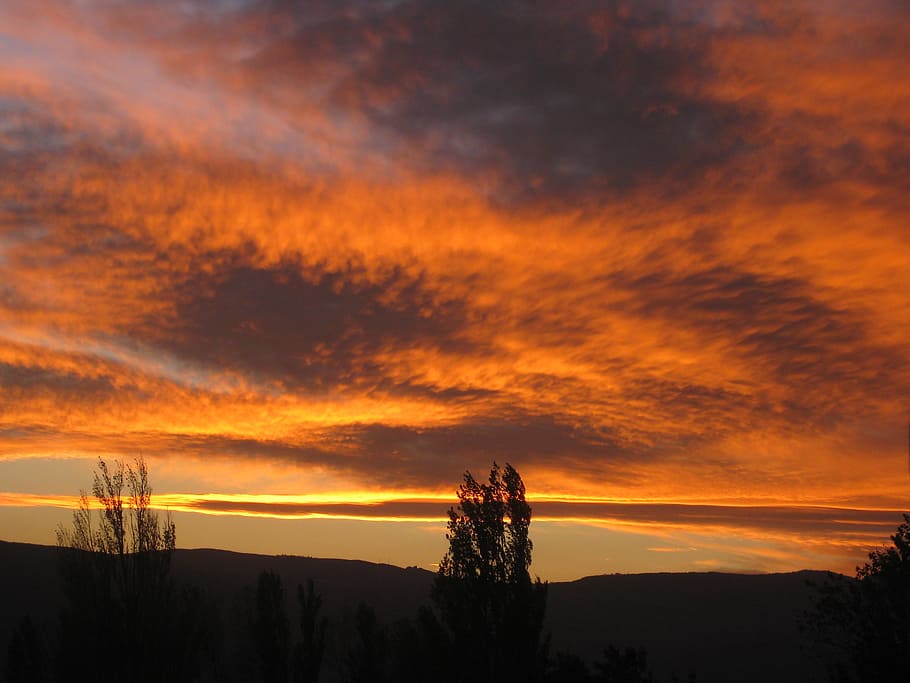 tbilisi, sunset, evening, view, summer, landscape, outdoor HD wallpaper