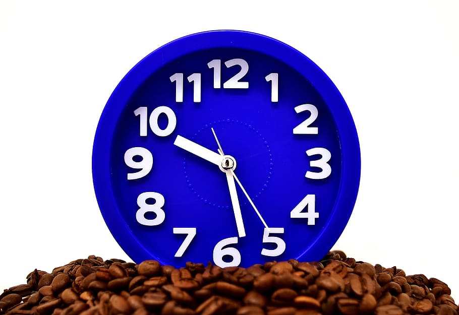 9:29 clock display, make break, coffee break, breakfast, relax, HD wallpaper