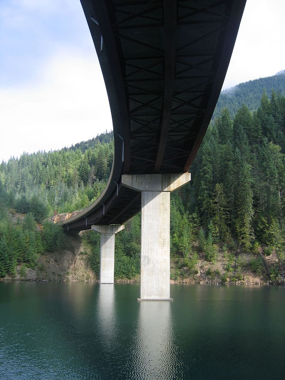 bridge, water, river, road, bridge - man made structure, built structure HD wallpaper