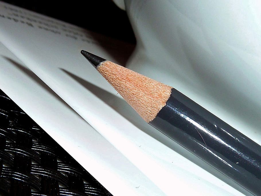 pencil, graphite pencil, stylus, writing implement, notes, write HD wallpaper