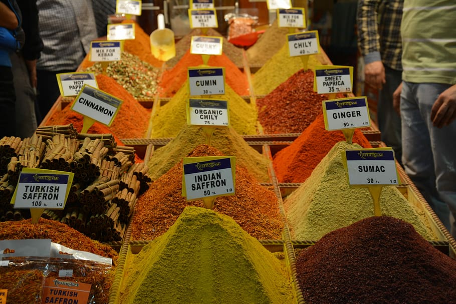 market, bazaar, retail, spice, text, for sale, food, food and drink HD wallpaper