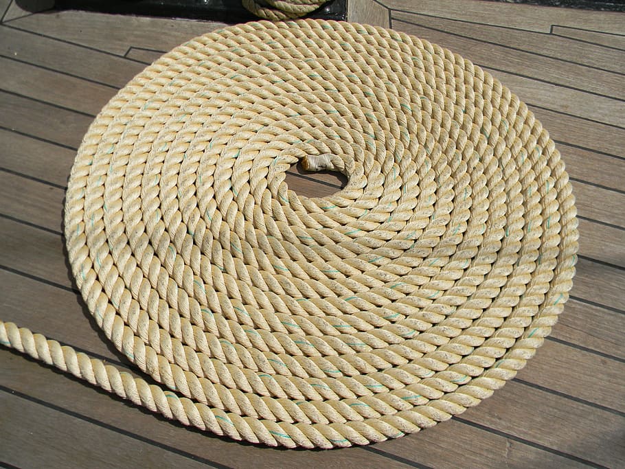 rope, deck, sailing ship, pattern, wood - material, no people HD wallpaper