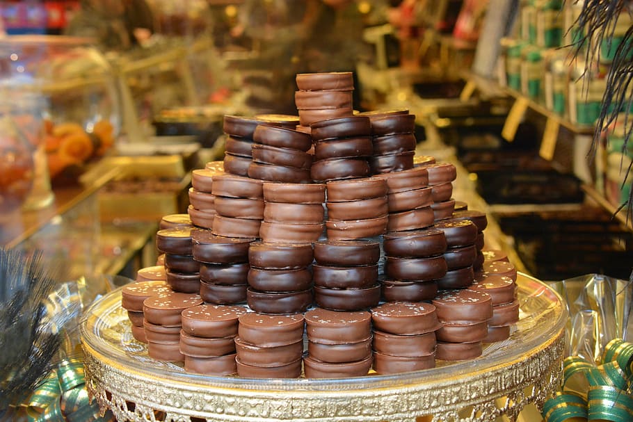 gluttony, chocolates, delicious, candy, large group of objects HD wallpaper