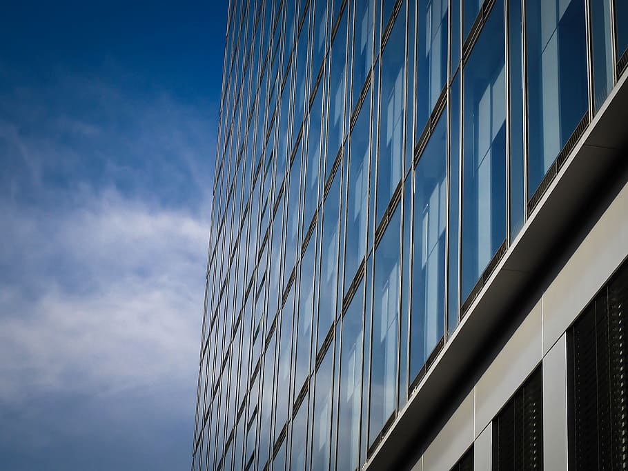 architecture, modern, building, skyscraper, düsseldorf, low angle shot HD wallpaper