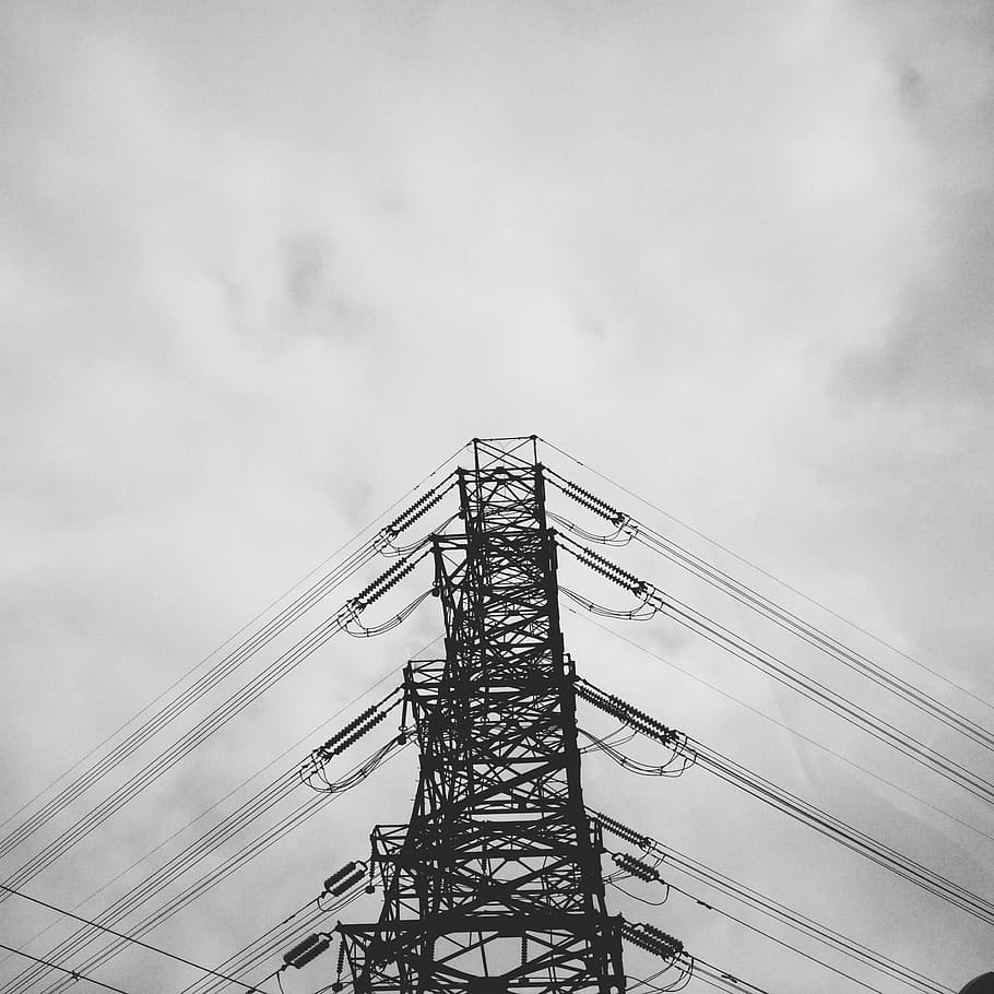 power, electrical, infrastructure, sky, low angle view, cloud - sky HD wallpaper