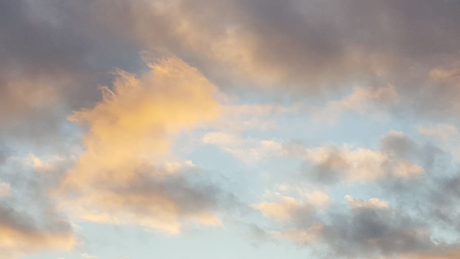 Sunset, Clouds, Afterglow, sky, nature, backgrounds, beauty in nature HD wallpaper