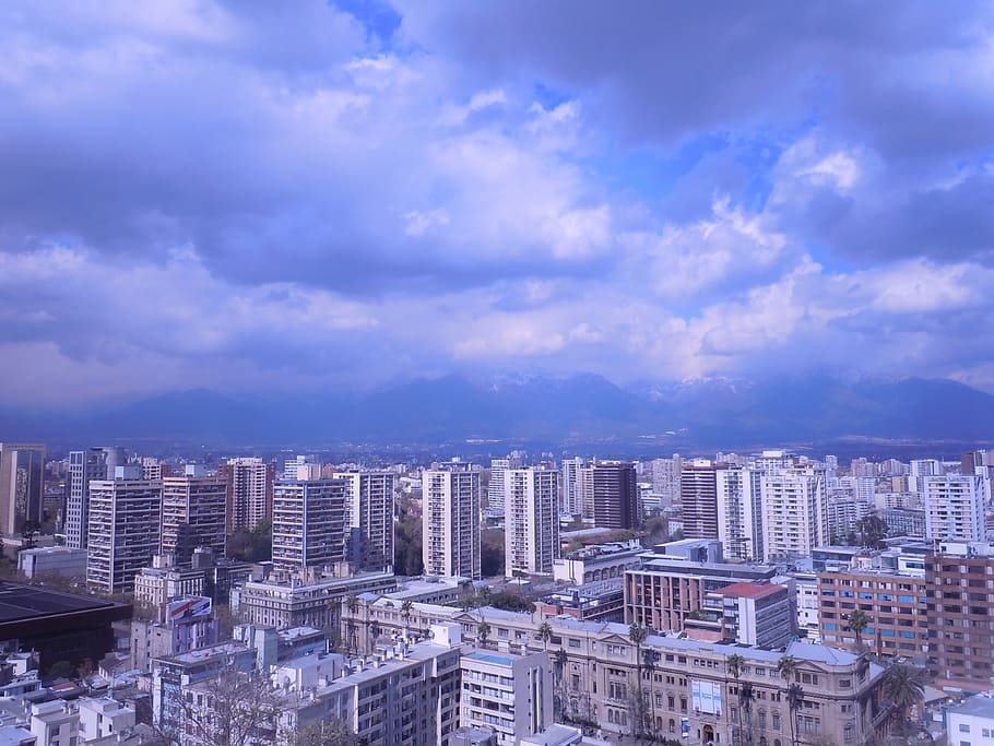 view, santiago, chile, building exterior, architecture, city HD wallpaper