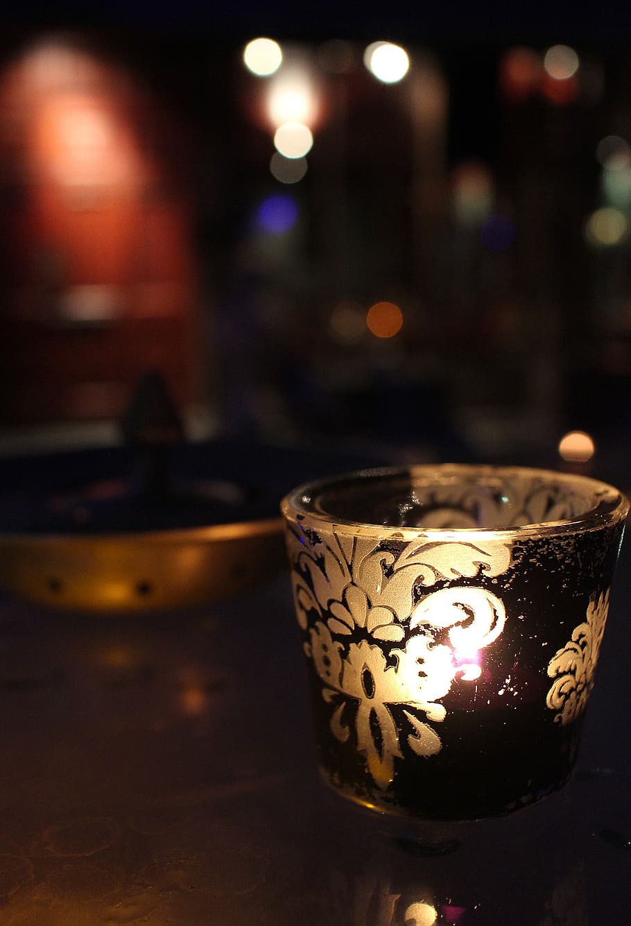 candle, light, dark, decoration, flame, candlelight, romantic HD wallpaper