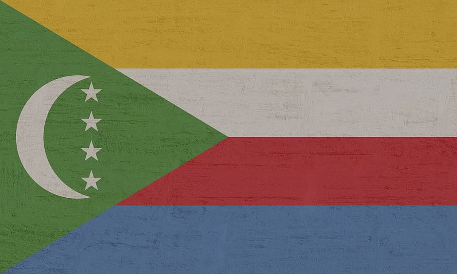 comoros, flag, international, green color, no people, sign HD wallpaper