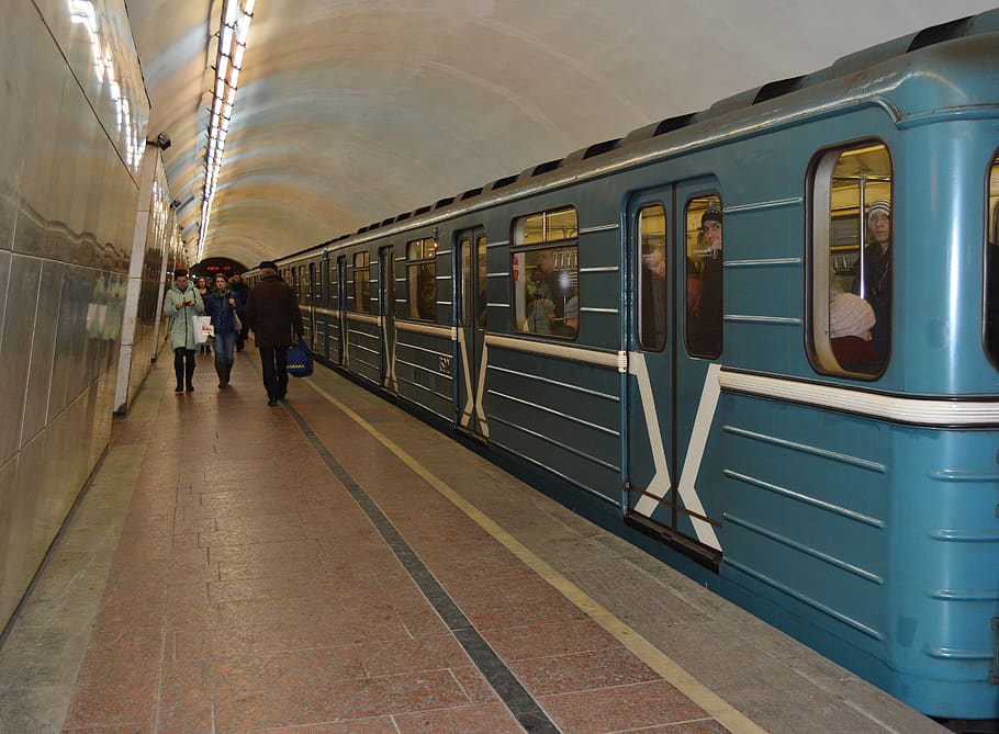 train, railway, the transportation system, metro, moscow, modern