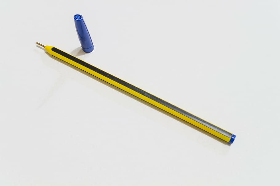 pen, sheet, stopper, biro, ball pen, office, pencil, single Object HD wallpaper