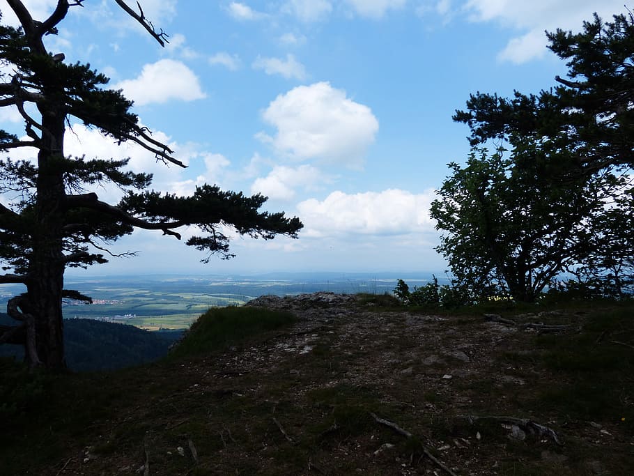 Viewpoint, Distant View, Sheep Mountain, swabian alb, zollernalb, HD wallpaper