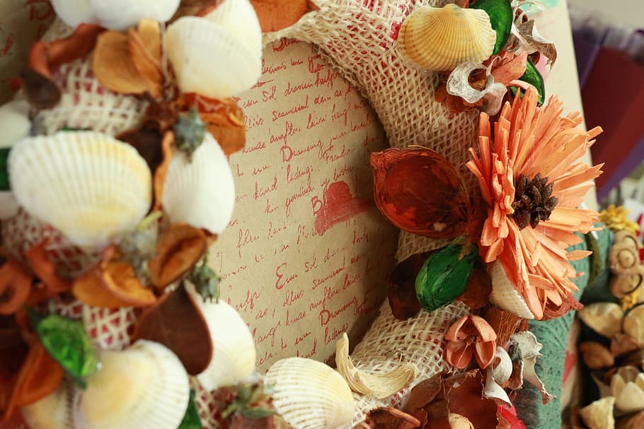decoration, desktop, christmas, shell, xmas, festive, santa HD wallpaper