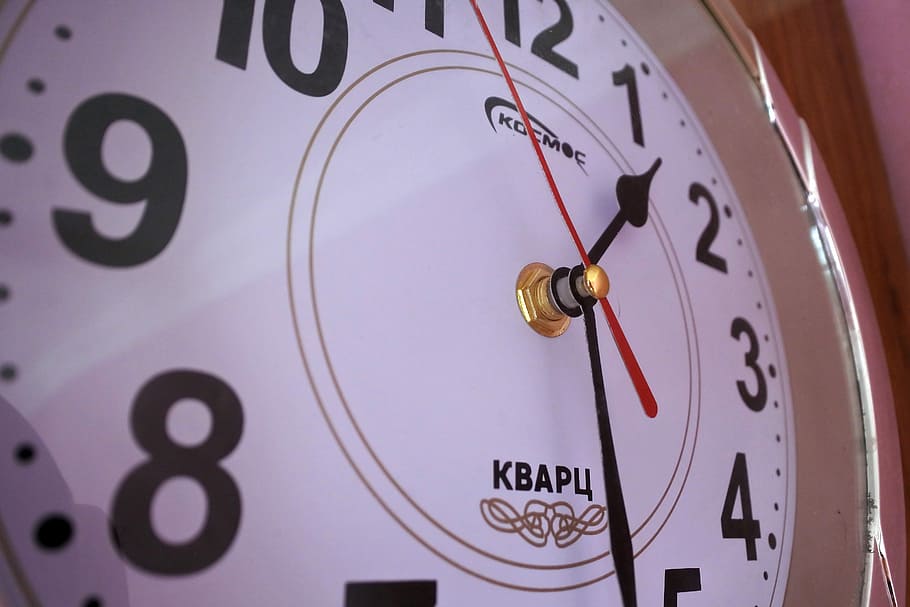 Time, Clock, Hours, Stand By, View, macro, closeup, number HD wallpaper