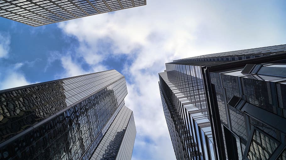 low-angle photography of building, philadelphia, skyline, skyscraper HD wallpaper