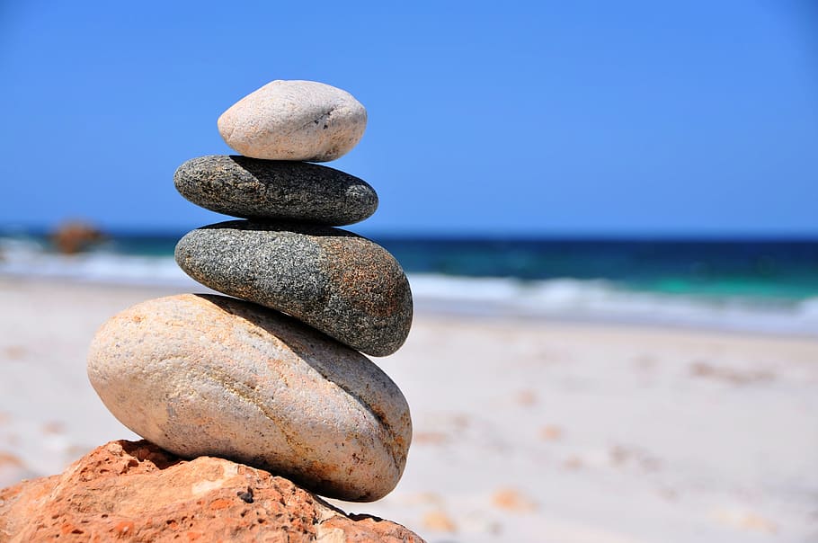 HD wallpaper: four rocks, balance, stones, sea, beach, pebble, stability,  stone - Object | Wallpaper Flare