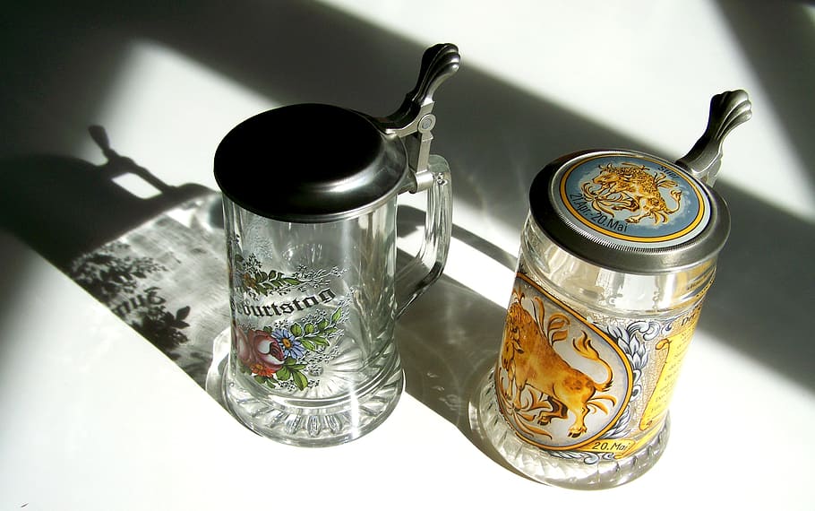 beer cup, glass, light shadow, refreshment, drink, table, food and drink HD wallpaper