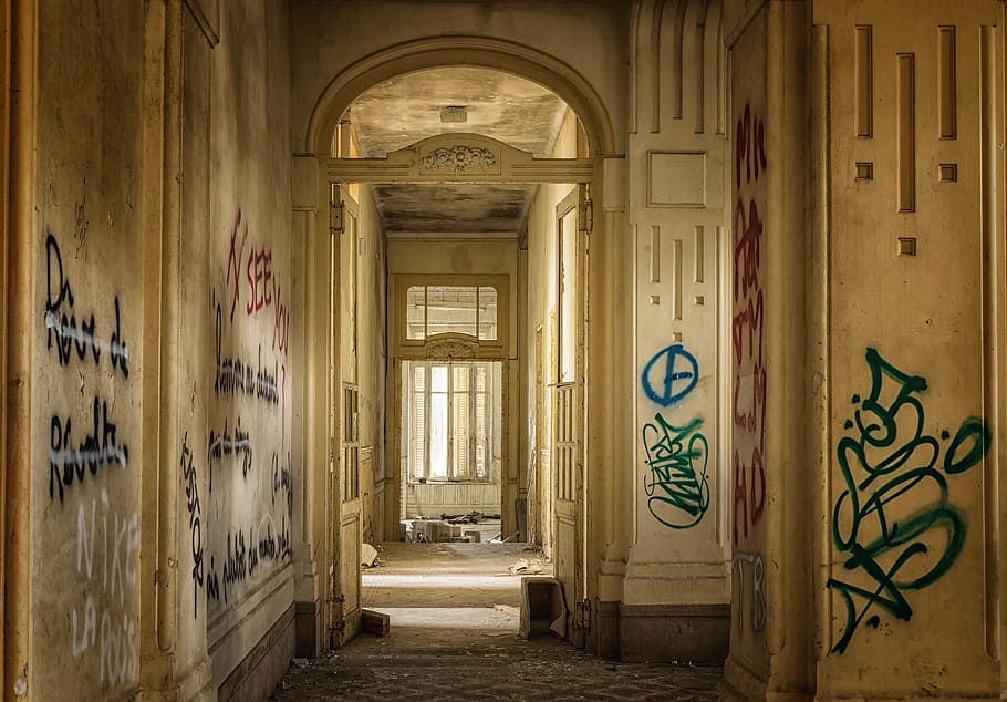 building interior photography, Lost, Hotel, lost places, leave, HD wallpaper