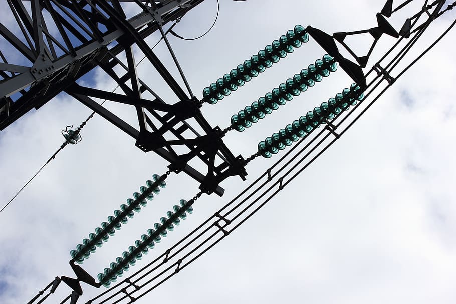 power, distribution, electricity, electrical, isolator, tower HD wallpaper