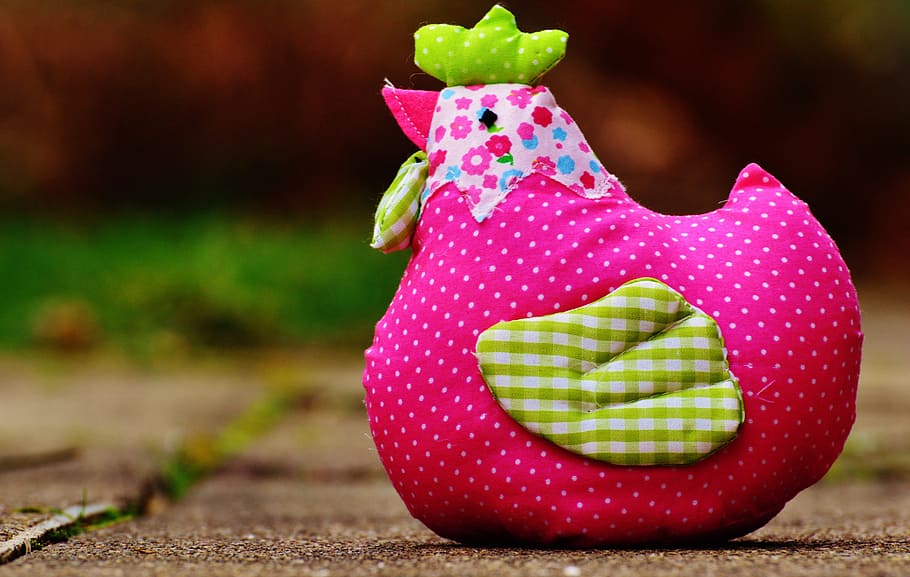easter, chicken, decoration, funny, fabric, tissue, colorful HD wallpaper