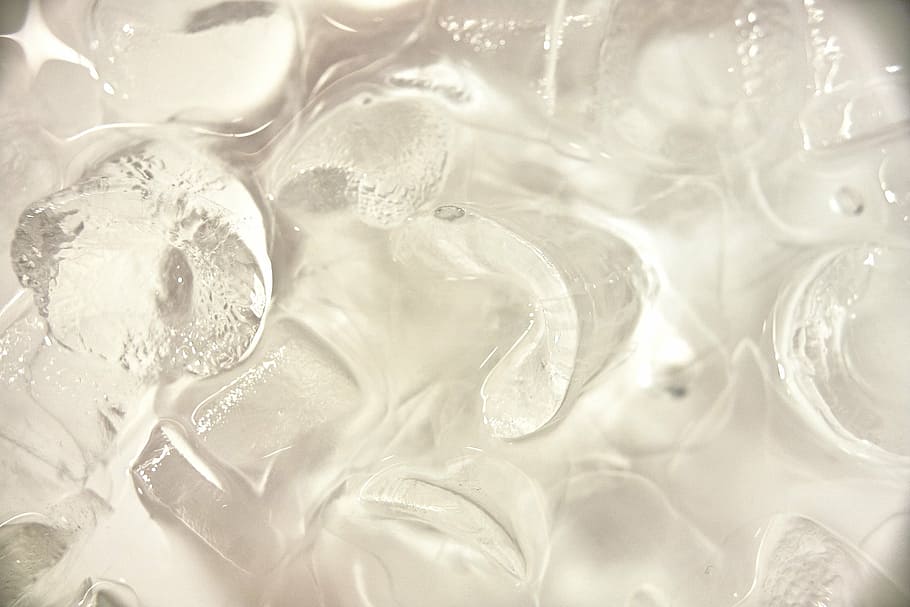 ice, water, summer, backgrounds, close-up, refreshment, food and drink HD wallpaper
